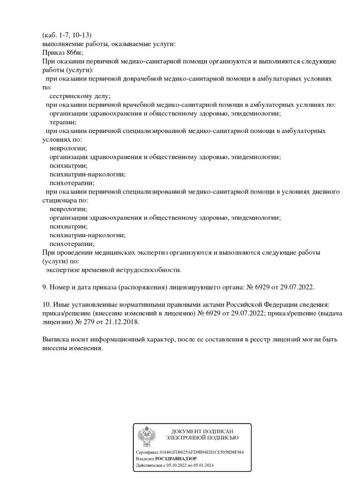Фото лицензии